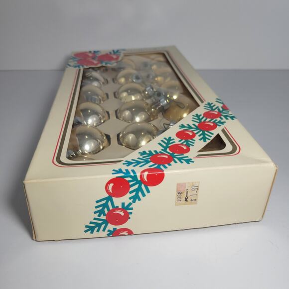 18 Gold Glass Vintage Christmas Ornaments by Rauch K-Mart - Picture 6 of 11